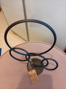 Contempory black chrome sculpture