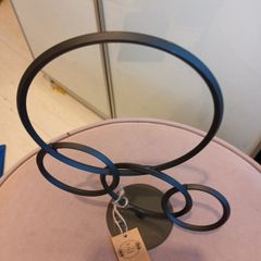 Contempory black chrome sculpture