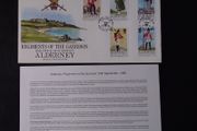 Guernsey First Day Cover : Regiments Of The Garrison : 1985