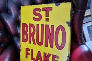 rare St Bruno enamel sign