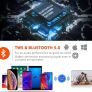 Wireless Earbuds, Bluetoth 5.3 Headphones in ear, Stereo Earphones IP7 Waterproof, Built HD in Mic, ENC Noise Cancelling, Premium Sound with 30H Playtime, Headset for Running, Gym,Sports, White (FREE POSTAGE) Image 3