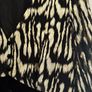 Black velvet dress, with gold shimmer bodice. Image 2