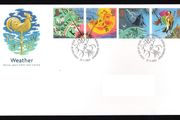 2001 Great Britain The Weather Commemorative Stamps Addressed First Day Cover (FDC).