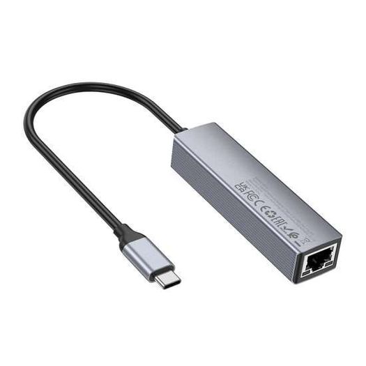 HOCO. Hub Type-C Gigabit Ethernet (USB to USB3.0 3 + RJ45) for data transfer