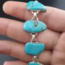 Stunning Arizona Turqouise with Sterling 925 Silver Bracelet Image 4
