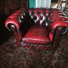Chesterfield sofa and armchair set