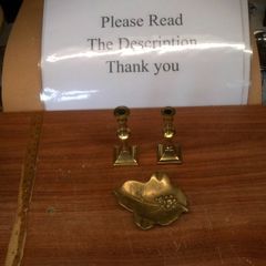 3 brass pieces