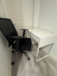 desk and chair