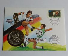 Germany USA WORLD CUP 1994 Coin Cover Vintage