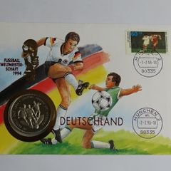 Germany USA WORLD CUP 1994 Coin Cover Vintage