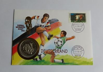 Germany USA WORLD CUP 1994 Coin Cover Vintage