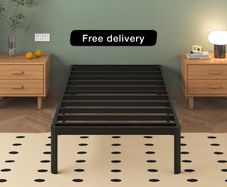 3ft Single Bed Frame with Rounded Corner Legs