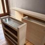 IKEA headboard- malm bed - roller draws Image 3