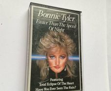 Original vintage 1983 cassette release of Bonnie Tyler's hit album Faster Than The Speed Of Night