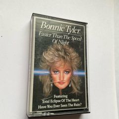 Original vintage 1983 cassette release of Bonnie Tyler's hit album Faster Than The Speed Of Night