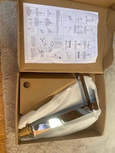Tall Chrome washbasin tap-Brand New