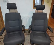 VW T6 T5 Transporter Pair Of Front Capitan Seats