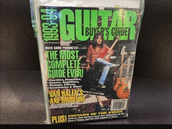 Ozzy Osbourne Etc. Vintage Collection of Rock Guitar Magazines (Incl. 1 Sealed) - Two Binders Full