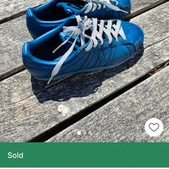 Adidas Originals Blue Sneakers size 38.5