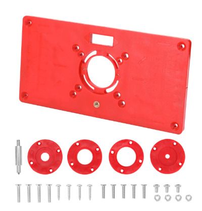 BRAND NEW Multifunctional Router Table Insert Plate ABS Plastics Woodworking Tool Engraving Machine Flip Board Milling And Slotting Tools