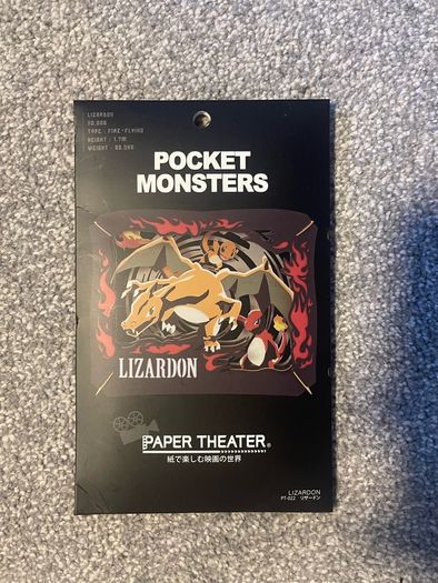 Pokemon Paper Theater Charizard Craft Kit