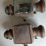 Pair antique Bleriot Car Lamps Image 3