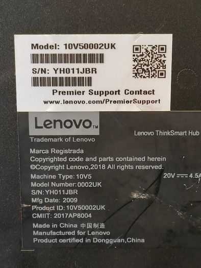Epos Lenovo ThinkSmart HUB 500 Intel i5 11.6" 1920x1080 Touchscreen 8GB RAM 256GB SSD (Windows 11 Pro)
