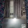 Grey/Silver Crushed Velvet Curtains Image 2