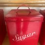 Vintage style bread & biscuit tins with tea, coffee & sugar tins Image 7
