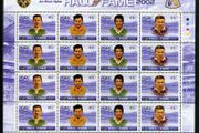 2002 Ireland GAA Hall of Fame Commemorative Stamp Sheetlet Plate 1A1A1A1A Mint Never Hinged (MNH)