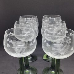 Vintage Wine Glasses