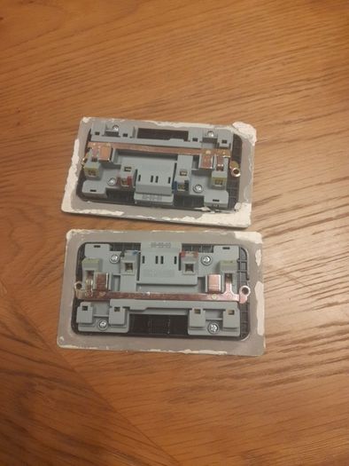 Two electrical plugs