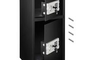 83.8 cm Digital Double Door Safe Depository Box Gun Safes Cash Office Security Lock Strong Iron Larger Digital Safe Box