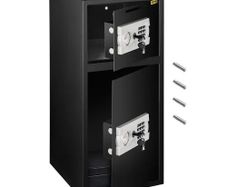83.8 cm Digital Double Door Safe Depository Box Gun Safes Cash Office Security Lock Strong Iron Larger Digital Safe Box