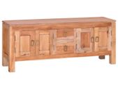 TV Cabinet 110x30x45 cm Solid Mahogany Wood