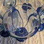 Hand blown rustic style wine glasses set of 6 Image 5