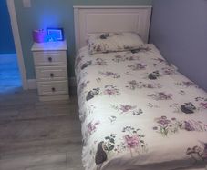 single bed and locker