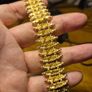 Rare Find. 1960s Avon Starflower gold plated bracelet in original box. Image 7