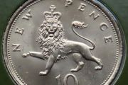 Vintage great Britain 1979 Coin Stamp cover BUNC