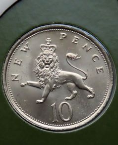 Vintage great Britain 1979 Coin Stamp cover BUNC
