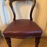Pair of Antique Victorian Mahogany Balloon Back Chairs Image 2