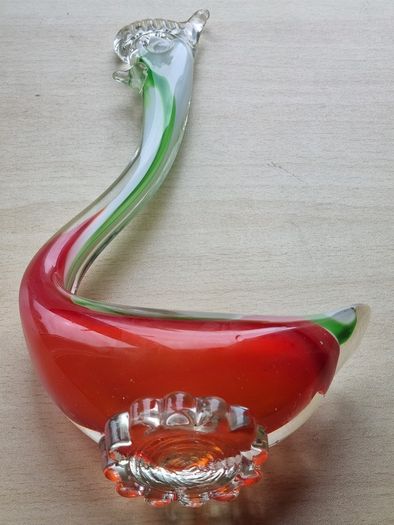 Venetian glass figurine of a rooster