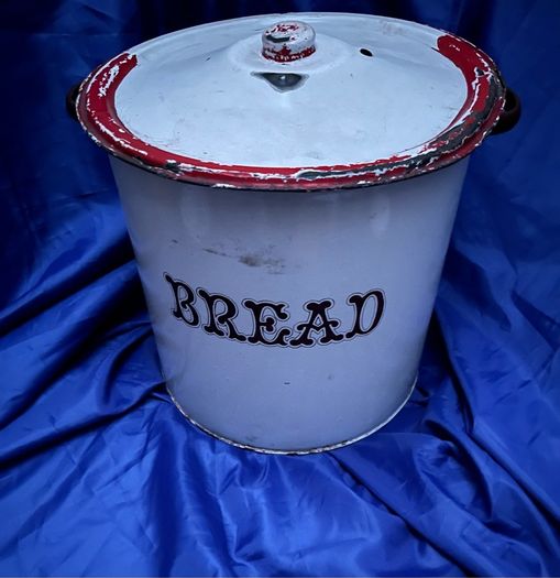 Antique bread bin