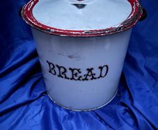 Antique bread bin