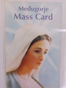 Mass Card from Medugorje