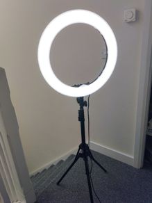 LED Ring Light with Adjustable Tripod Stand