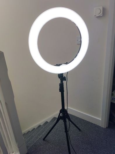 LED Ring Light with Adjustable Tripod Stand
