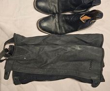 Leather Jodphur Boots & Half Chaps