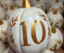 Pumpkin Table Numbers