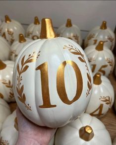 Pumpkin Table Numbers